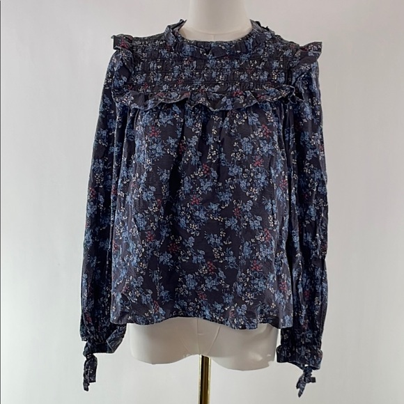 Sea New York Tilly Smocked Top, S - Picture 6 of 11